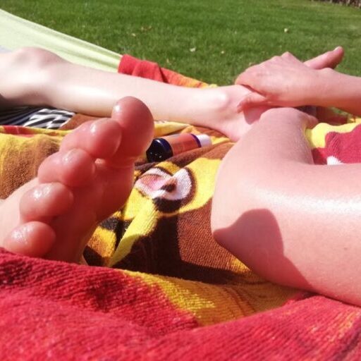 Voetjes in de natuur